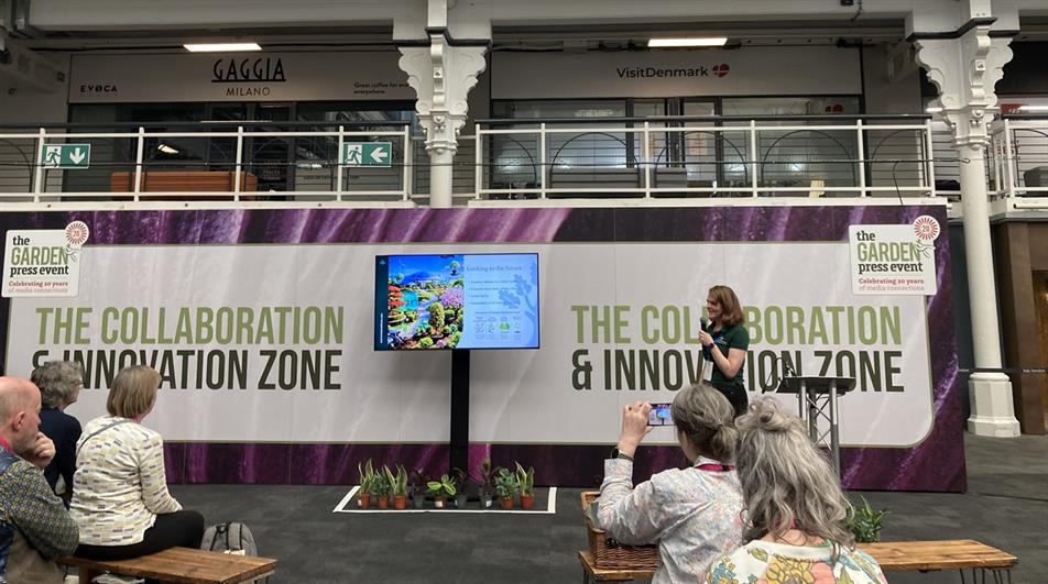 Stephanie Dunn James at Garden Press Event